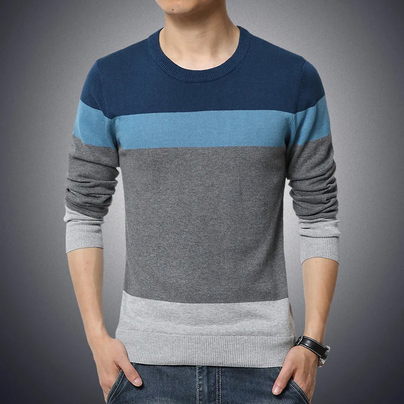 Maglione Casual in Cotone da Uomo