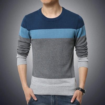 Maglione Casual in Cotone da Uomo