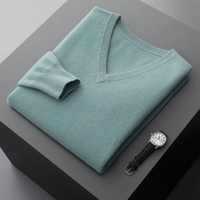 Maglione V-Neck in Lana