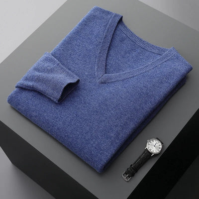 Maglione V-Neck in Lana