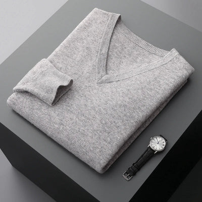 Maglione V-Neck in Lana